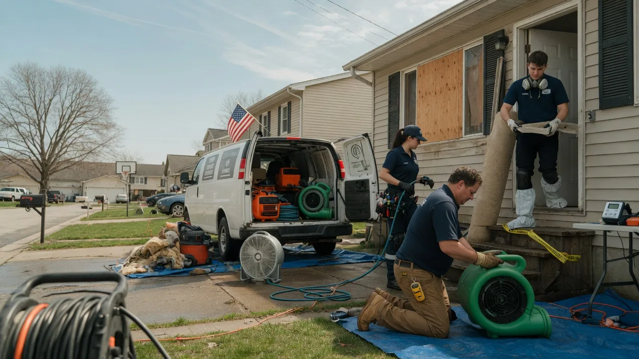 Water Damage Restoration in Bulger, PA near me